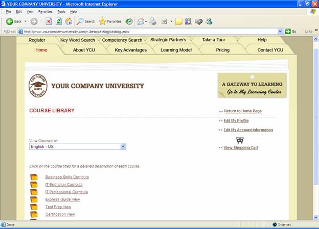 online course library