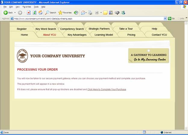  online processing